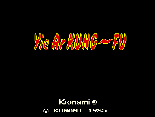 Yie Ar Kung-Fu (set 2) Title Screen